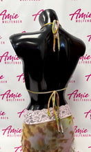 Load image into Gallery viewer, Pink Lace Halter Top