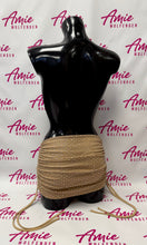 Load image into Gallery viewer, Nude Embellished Lined Hipster Skirt