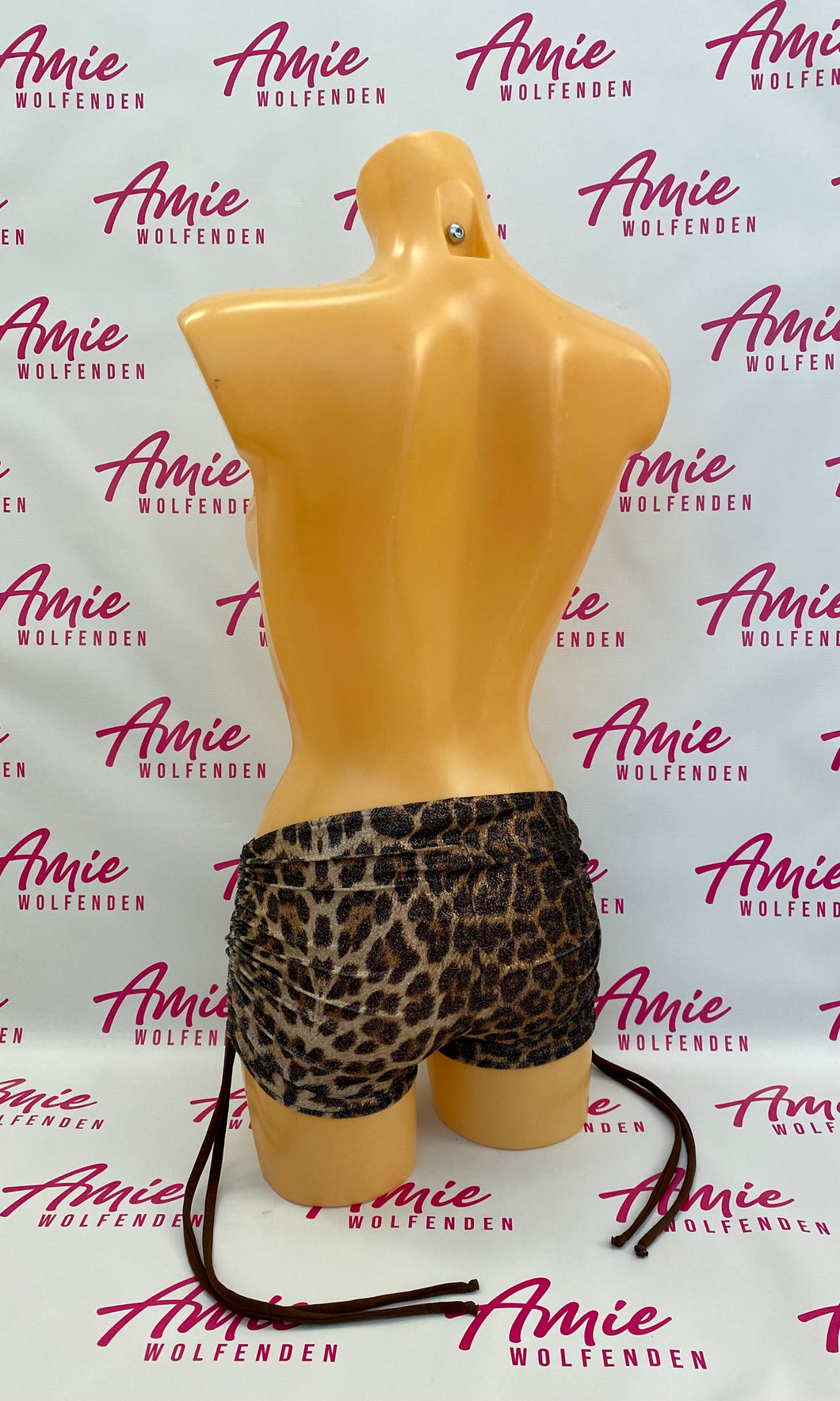 Disco Leopard Hipster Shorts